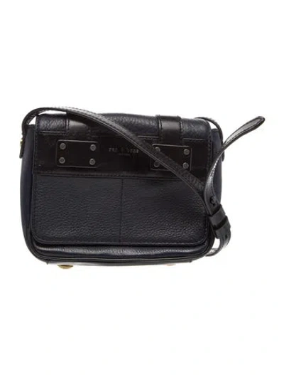 Pre-owned Rag & Bone Leather Crossbody Bag In Gray