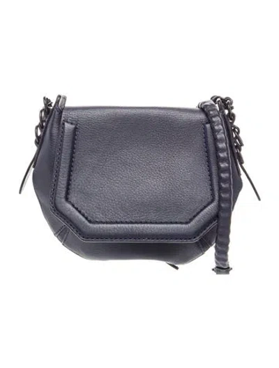 Pre-owned Rag & Bone Leather Crossbody Bag In Grey