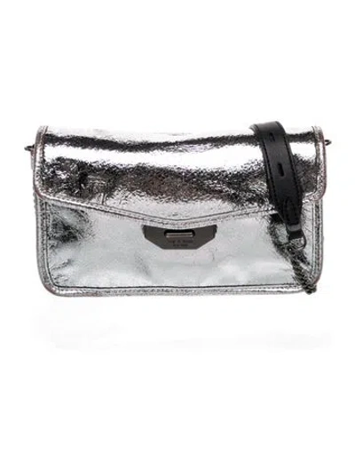 Pre-owned Rag & Bone Leather Crossbody Bag In Metallic