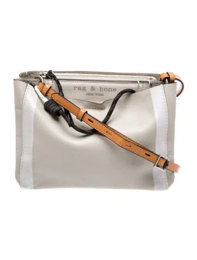 Pre-owned Rag & Bone Leather Crossbody Bag In Neutrals
