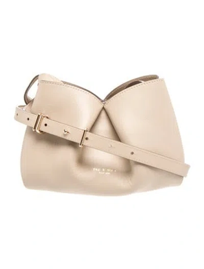 Pre-owned Rag & Bone Leather Crossbody Bag In Neutrals