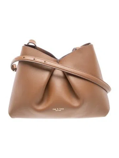 Pre-owned Rag & Bone Leather Crossbody Bag In Neutrals