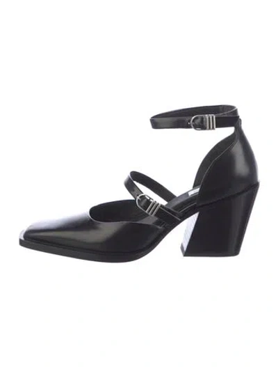 Pre-owned Rag & Bone Leather D'orsay Pumps In Black