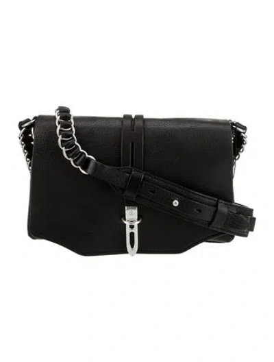 Pre-owned Rag & Bone Leather Enfield Mini In Black