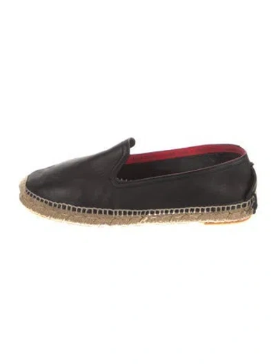 Pre-owned Rag & Bone Leather Espadrilles In Black