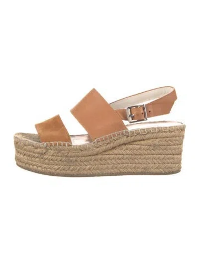 Pre-owned Rag & Bone Leather Espadrilles In Brown