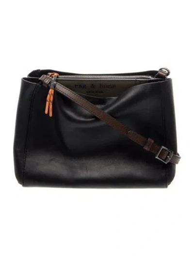 Pre-owned Rag & Bone Leather Evening Bag In Black
