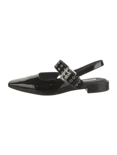 Pre-owned Rag & Bone Leather Flats In Black