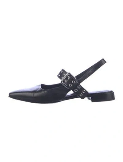 Pre-owned Rag & Bone Leather Flats In Blue