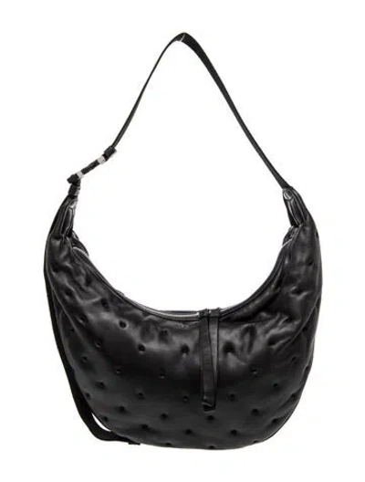 Pre-owned Rag & Bone Leather Hobo In Black