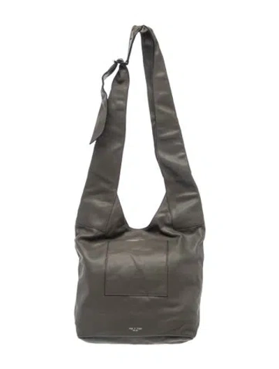 Pre-owned Rag & Bone Leather Hobo In Gray