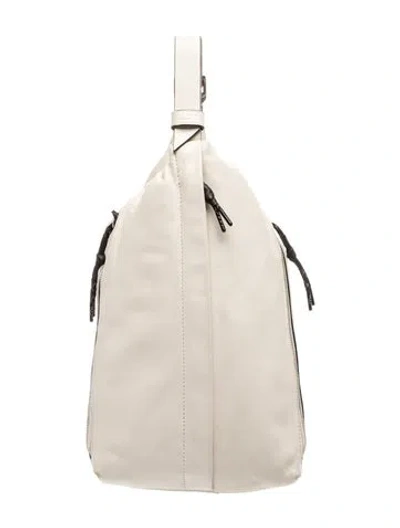 Pre-owned Rag & Bone Leather Hobo In Neutral