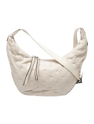 Pre-owned Rag & Bone Leather Hobo In Neutral