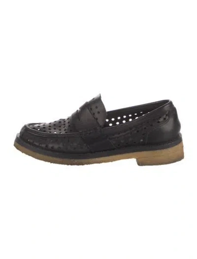 Pre-owned Rag & Bone Leather Loafers In Black