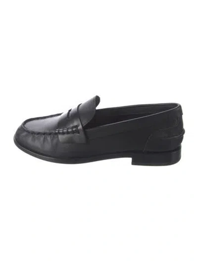 Pre-owned Rag & Bone Leather Loafers In Black