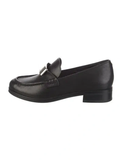 Pre-owned Rag & Bone Leather Loafers In Black