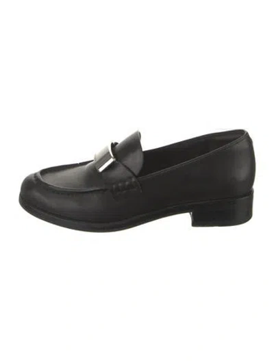 Pre-owned Rag & Bone Leather Loafers In Black