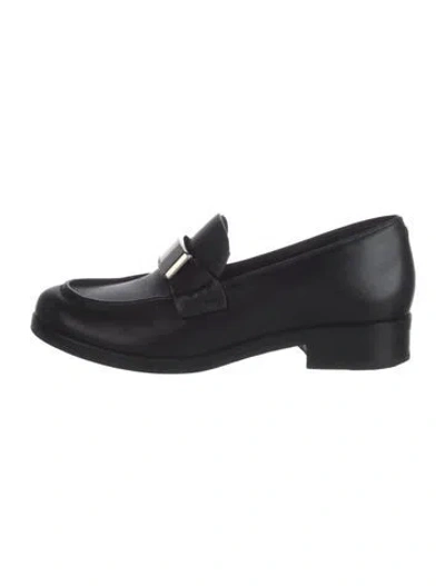 Pre-owned Rag & Bone Leather Loafers In Black