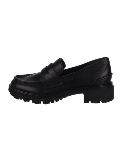 Pre-owned Rag & Bone Leather Loafers In Black