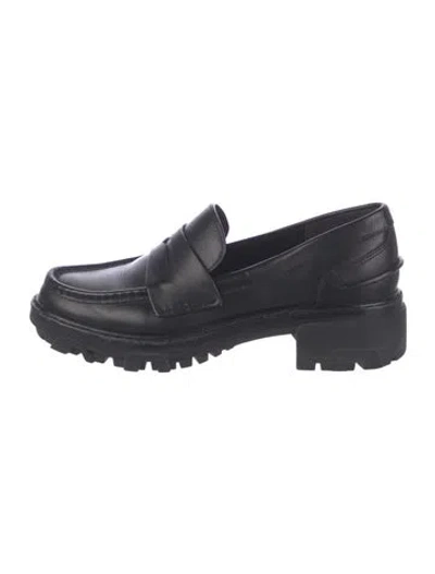 Pre-owned Rag & Bone Leather Loafers In Black