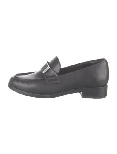 Pre-owned Rag & Bone Leather Loafers In Black