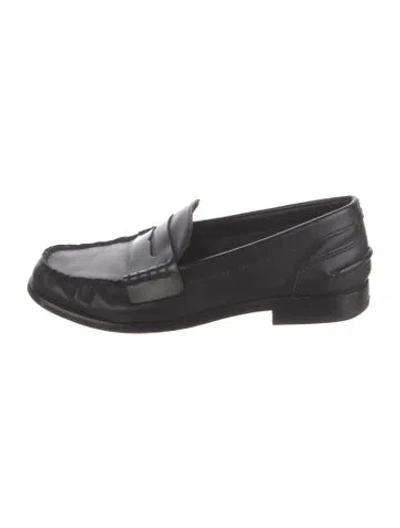 Pre-owned Rag & Bone Leather Loafers In Black
