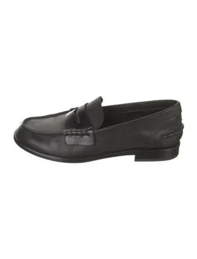 Pre-owned Rag & Bone Leather Loafers In Black