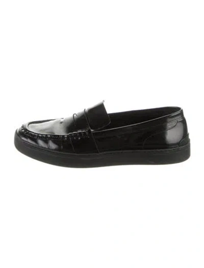 Pre-owned Rag & Bone Leather Loafers In Black