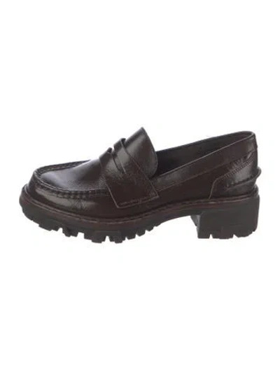 Pre-owned Rag & Bone Leather Loafers In Brown