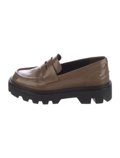 Pre-owned Rag & Bone Leather Loafers In Brown