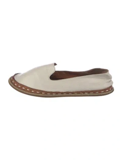 Pre-owned Rag & Bone Leather Loafers In Neutrals