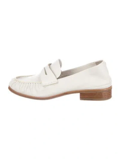 Pre-owned Rag & Bone Leather Loafers In Neutrals