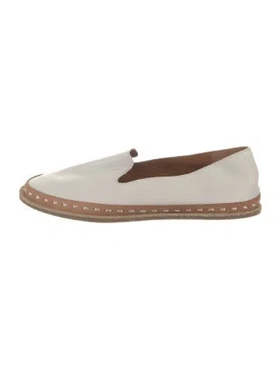 Pre-owned Rag & Bone Leather Loafers In Neutrals