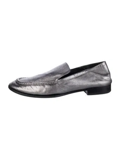 Pre-owned Rag & Bone Leather Loafers In Silver
