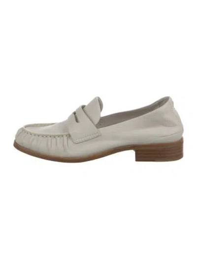 Pre-owned Rag & Bone Leather Loafers In White