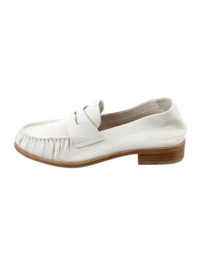 Pre-owned Rag & Bone Leather Loafers In White