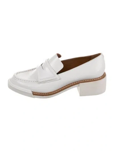 Pre-owned Rag & Bone Leather Loafers In White