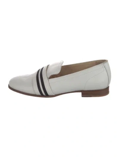 Pre-owned Rag & Bone Leather Loafers In White
