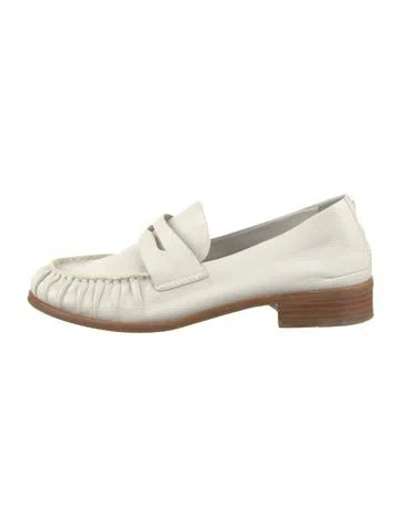 Pre-owned Rag & Bone Leather Loafers In White