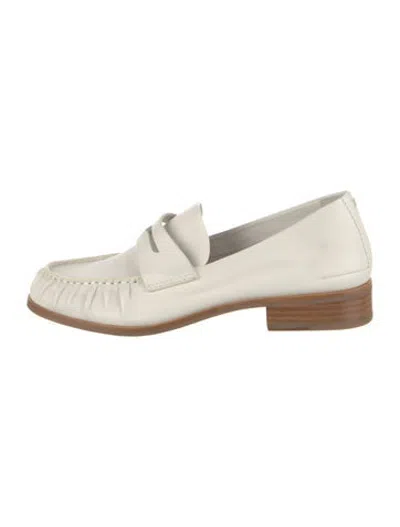 Pre-owned Rag & Bone Leather Loafers In White