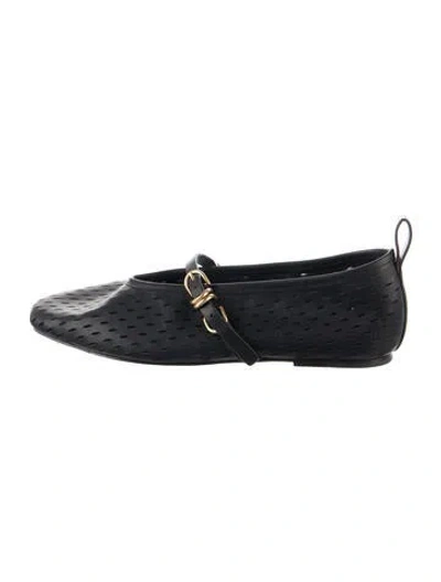 Pre-owned Rag & Bone Leather Mary Jane Flats In Blue