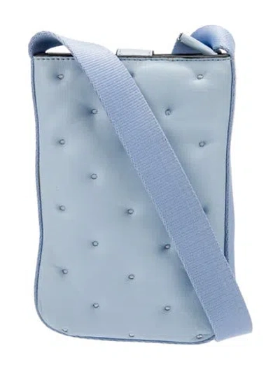 Pre-owned Rag & Bone Leather Messenger Bag In Blue