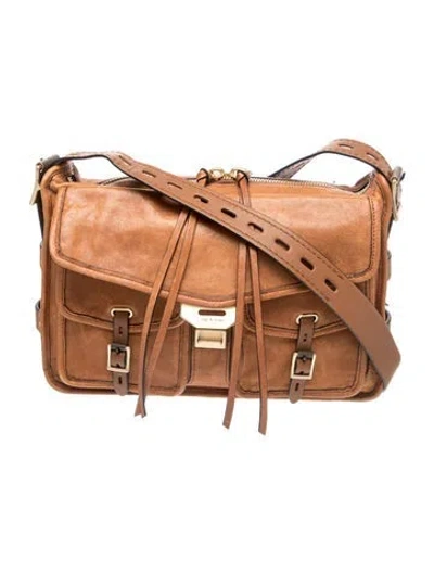 Pre-owned Rag & Bone Leather Messenger Bag In Brown
