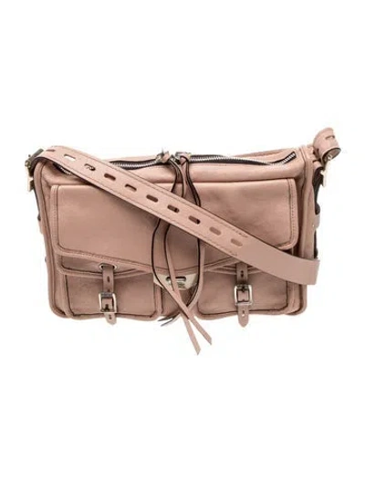 Pre-owned Rag & Bone Leather Messenger Bag In Pink