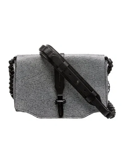 Pre-owned Rag & Bone Leather Messenger Bag In White
