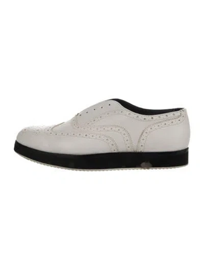 Pre-owned Rag & Bone Leather Monk Straps In Grey