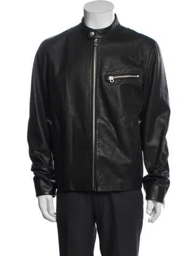 Pre-owned Rag & Bone Leather Moto Jacket In Multicolor