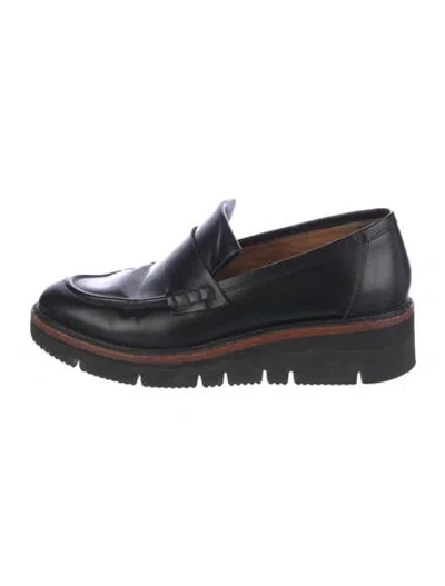Pre-owned Rag & Bone Leather Mules In Blue