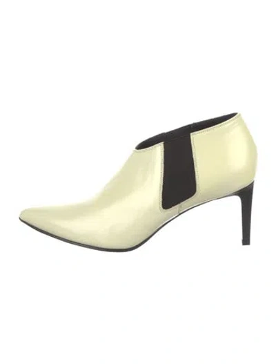 Pre-owned Rag & Bone Leather Mules In White