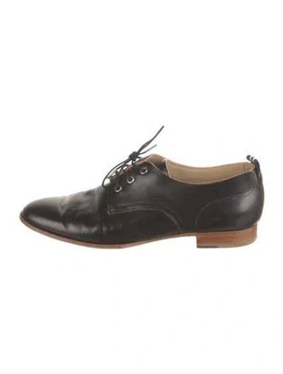 Pre-owned Rag & Bone Leather Oxfords In Black